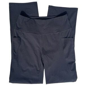 ♛4/$20♛ NWOT Reebok High Rise Bootcut Yoga Pants Stretchy Black M